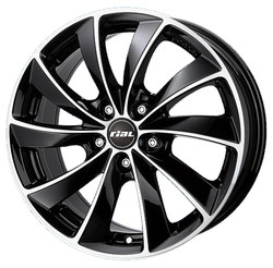 Rial RIAL LUGANO 8.5X19 5/120 ET32 d72.6 /diamond-black front polished/ MP [LU85932W13-1] | ������� LU85932W131