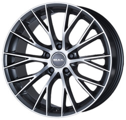 ���� ����� Mak Munchen 18/8 ET34 Gun metallic - mirror face | ������� WHS101873